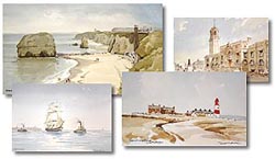 Unique Watercolour Prints of South Shields by local artists Thomas Wilkinson